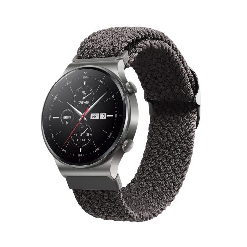 Kwmobile Strap για Huawei Watch GT2 Pro/GT2 (46mm)/GT 2e, Nylon, Grey, 59429.04