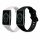 Kwmobile Strap for Huawei Band 6, Silicone, White/Black, 59296.04