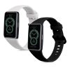 Kwmobile Strap for Huawei Band 6, Silicone, White/Black, 59296.04