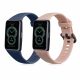 kwmobile Strap for Huawei Band 6, Silicone, Blue/Pink, 59296.05