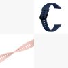 kwmobile Strap for Huawei Band 6, Silicone, Blue/Pink, 59296.05