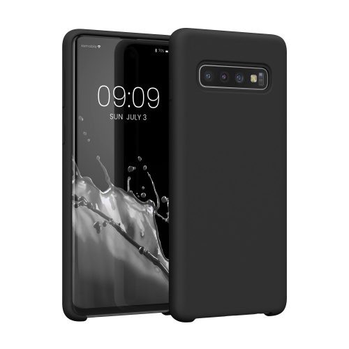 Θήκη kwmobile για Samsung Galaxy S10, Silicone, Black, 47732.01