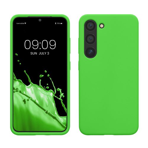 Κάλυμμα kwmobile για Samsung Galaxy S23, Silicone, Green, 60273.159