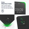 Θήκη kwmobile για Motorola Moto G72, Silicone, Black, 60341.01