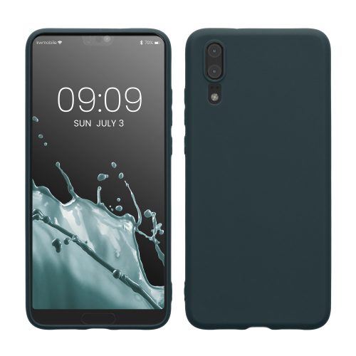 Θήκη kwmobile για Huawei P20, Silicone, Blue, 44212.202