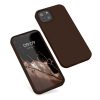 Θήκη kwmobile για Apple iPhone 13, Silicone, Brown, 55878.247