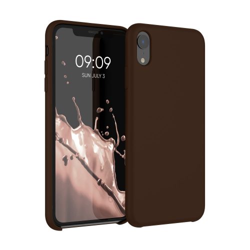 Θήκη kwmobile για Apple iPhone XR, Silicone, Brown, 45910.247