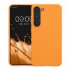 Θήκη kwmobile για Samsung Galaxy S23, Silicone, Orange, 60282.150