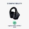 Σετ 2 Earpads kwmobile για Logitech G933/G633, Οικολογικό δέρμα, Μαύρο, 60362.01