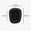 Σετ 2 Earpads kwmobile για Logitech G933/G633, Οικολογικό δέρμα, Μαύρο, 60362.01