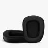 Σετ 2 Earpads kwmobile για Logitech G933/G633, Οικολογικό δέρμα, Μαύρο, 60362.01