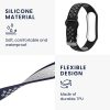 Σετ 2 ιμάντες kwmobile για Xiaomi Mi Smart Band 6/Mi Band 6/Band 5, Silicone, Black/Grey, 59792.03