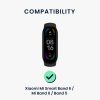 Σετ 2 ιμάντες kwmobile για Xiaomi Mi Smart Band 6/Mi Band 6/Band 5, Silicone, Black/Grey, 59792.03