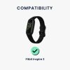 Καλώδιο τροφοδοσίας kwmobile για Fitbit Inspire 3, Plastic, Black, 60370.01