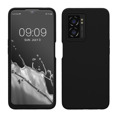 Θήκη kwmobile για OnePlus Nord N300, Silicone, Black, 60424.01