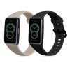 Kwmobile Strap για Huawei Band 6, Silicone, Black/Grey, 59296.08