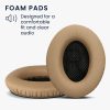 Σετ 2 Earpads kwmobile για Bose Quietcomfort 35 /QC35, Οικολογικό δέρμα, Καφέ, 44519.11