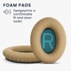 Σετ 2 kwmobile Earpads για Bose Soundlink Around-Ear Wireless II, Οικολογικό δέρμα, Καφέ, 45044.11