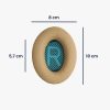 Σετ 2 kwmobile Earpads για Bose Soundlink Around-Ear Wireless II, Οικολογικό δέρμα, Καφέ, 45044.11