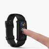 Σετ 2 θηκών Kwmobile για Fitbit Inspire 3/Inspire 2/Ace 3, Σιλικόνη, Διαφανές/Μαύρο, 53870.05