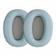 Σετ 2 Earpads kwmobile για Sony MDR-1000X/WH-1000XM2, Οικολογικό δέρμα, Μπλε, 46415.23