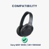 Σετ 2 Earpads kwmobile για Sony MDR-1000X/WH-1000XM2, Οικολογικό δέρμα, Μπλε, 46415.23