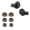 Σετ 6 Eartips kwmobile για Jabra Elite 75t/Elite 65t/Elite Active, Silicone, Grey, 56868.22