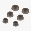 Σετ 6 Eartips kwmobile για Jabra Elite 75t/Elite 65t/Elite Active, Silicone, Grey, 56868.22