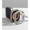 Σετ 2 προστατευτικών θηκών Ringke για Apple Watch Ultra 1/2 (49 mm) Διαφανές/Titan Γκρί